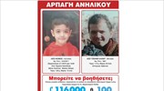Αmbert Alert για την αρπαγή του αγοριού από τον πατέρα του στη Χαλκιδική