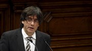 Ο νέος πρόεδρος της Καταλονίας καλεί σε εκκίνηση του αγώνα για ανεξαρτητοποίηση
