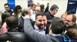 Πανηγυρικό κλίμα στο γραφείο του Κυριάκου Μητσοτάκη