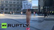 Γυμνή διαμαρτυρία στην Κολωνία