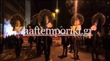 Στιγμιότυπα από τη πορεία οικοδόμων για το ασφαλιστικό