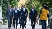 Στο Μαξίμου ο Κυριάκος Μητσοτάκης