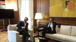 Συνάντηση Αλ. Τσίπρα - Κυρ. Μητσοτάκη στο Μέγαρο Μαξίμου
