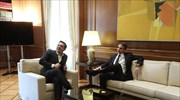 Συνάντηση Αλ. Τσίπρα - Κυρ. Μητσοτάκη στο Μέγαρο Μαξίμου