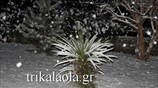 Χιονόπτωση στα Τρίκαλα
