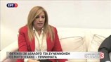 Σύμπλευση Μητσοτάκη - Γεννηματά για διάλογο και συνεννόηση