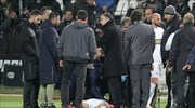 Super League: Τραυματίστηκε από αντικείμενο ο Λαζαρίδης!