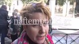 Διαμαρτυρία άνεργων εμποροϋπαλλήλων έξω από το υπουργείο Εργασίας