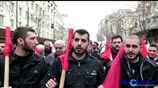 Η πορεία του ΠΑΜΕ στο κέντρο της Αθήνας