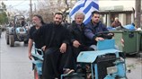 Στιγμιότυπο από τις απεργιακές κινητοποιήσεις στην Κρήτη