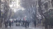 Οδοφράγματα στην οδό Στουρνάρη στήνουν νεαροί