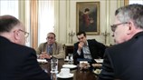 Συνάντηση του Πρωθυπουργού με τους υπουργούς Εσωτερικών Γαλλίας και Γερμανίας