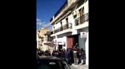 Επεισοδιακή διαμαρτυρία αγροτών στα γραφεία του ΣΥΡΙΖΑ στον Άγιο Νικόλαου Λασιθίου