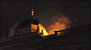 Μερική καταστροφή της σκεπής του Εθνικού Μουσείου της Πράγας από πυρκαγιά