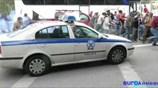 Ζημιές σε περιπολικό