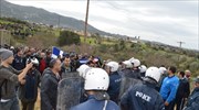 Επεισόδια στην Κω στο συλλαλητήριο κατά του hotspot