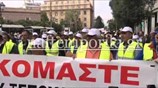 Πορεία λιμενεργατών προς τη Βουλή