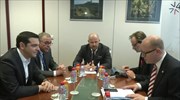 Συνάντηση Αλ. Τσίπρα - Τσέχου Πρωθυπουργού στις Βρυξέλλες