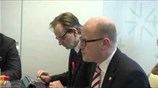 Συνάντηση Αλ. Τσίπρα - Τσέχου Πρωθυπουργού στις Βρυξέλλες