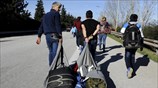 Στο δρόμο για τα σύνορα Ελλάδας - ΠΓΔΜ
