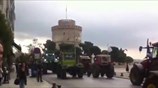 Με τρακτέρ στο υπουργείο Μακεδονίας - Θράκης οι αγρότες