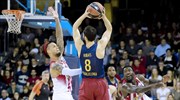 Euroleague: Βαριά ήττα ο Ολυμπιακός στη Βαρκελόνη (66-82)