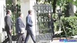 Οι αφίξεις των πολιτικών αρχηγών στο Προεδρικό Μέγαρο
