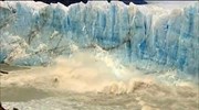 Κατάρρευση τμήματος του παγετώνα Περίτο Μορένο στην Αργεντινή