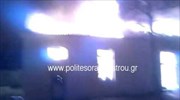 Κάηκε το Πνευματικό Κέντρο Νεοχωρούδας Θεσσαλονίκης.