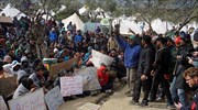 Μυτιλήνη: Διαμαρτυρία μεταναστών για τις απελάσεις προς την Τουρκία