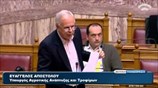 Ευ. Αποστόλου: Από 12.000 αγρότες, σε πρώτη φάση, η ανάκτηση παράνομων ενισχύσεων
