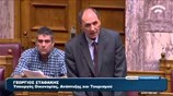 Γ. Σταθάκης: Στο «πακέτο Γιούνκερ» 42 έργα, ύψους 5,6 δισ. ευρώ