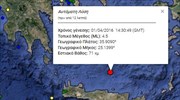 Σεισμός 4,5 Ρίχτερ μεταξύ Σαντορίνης και Κρήτης