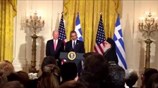 Στήριξη Ομπάμα σε Ελλάδα
