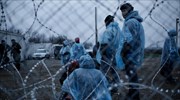 Διαμαρτυρία από παιδιά-πρόσφυγες στην ουδέτερη ζώνη με την ΠΓΔΜ