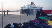 Χωρισμένη στα δύο η αποβάθρα του λιμανιού στη Χίο