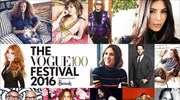 Λαμπερές παρουσίες στο φεστιβάλ για τα 100 χρόνια της Vogue
