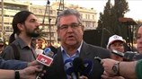 Δηλώσεις Δ. Κουτσούμπα στην «πορεία κατά της ανεργίας»