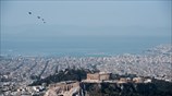 Άσκηση «Ηνίοχος»: Υπερπτήση μαχητικών αεροσκαφών πάνω από την Ακρόπολη