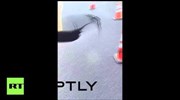 Άνοιξε η γη και… κατάπιε το οδόστρωμα