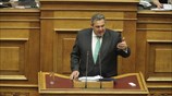 Π.Καμμένος:  «Δεν κάνουμε πίσω»
