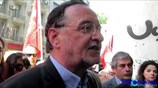Συμβολική κατάληψη της Λαϊκής Ενότητας στα κεντρικά γραφεία του ΙΚΑ