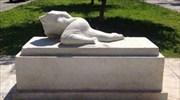 Βανδαλισμοί στο άγαλμα «Βόρειος Ήπειρος»