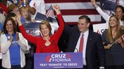 Η Κάρλι Φιορίνα συνυποψήφια του Τεντ Κρουζ εάν κερδίσει το χρίσμα των Ρεπουμπλικάνων