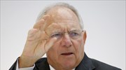 Σόιμπλε: Δεν θα έχουμε μεγάλη κρίση στην Ελλάδα φέτος