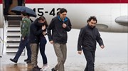 Στη Μαδρίτη οι τρεις δημοσιογράφοι που είχαν απαχθεί στη Συρία