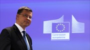 Ντομπρόβσκις: Κοινή πεποίθηση ότι πρέπει να συμφωνήσουμε σύντομα