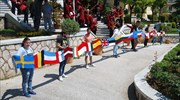 Καβάλα: Πλεκτό κασκόλ 15 μέτρων για την Ημέρα της Ευρώπης