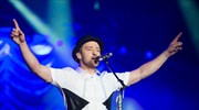 Ο Justin Timberlake στη σκηνή της Eurovision