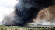 Ισπανία: Στις φλόγες «νεκροταφείο» ελαστικών